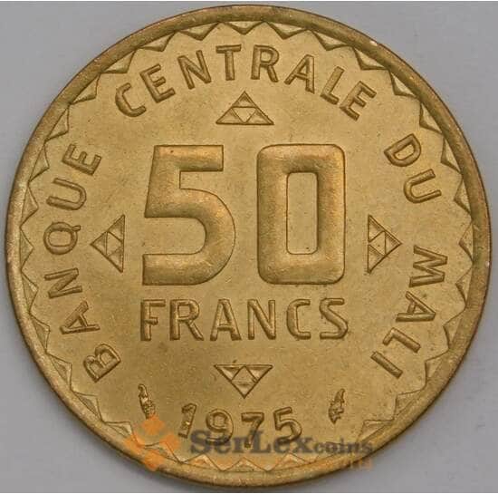 Мали 50 франков 1975 КМ9 UNC ФАО арт. 40770