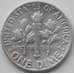 Монета США дайм 10 центов 1951 КМ195 XF арт. 11784