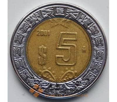 Монета Мексика 5 песо 1997-2017 КМ605 XF арт. 6415