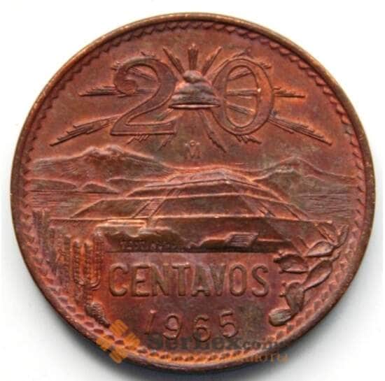 Мексика 20 сентаво 1955-1971 КМ440 AU арт. 6410