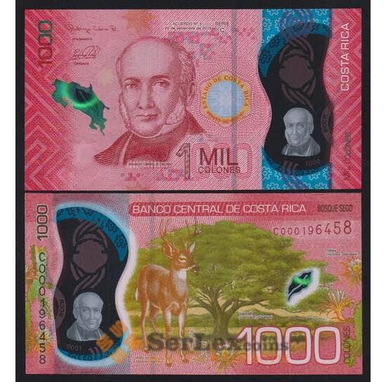 Коста-Рика 1000 колон 2019 Р280 UNC арт. 52442