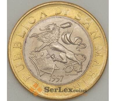 Монета Сан-Марино 1000 лир 1997 UNC (n17.19) арт. 21351