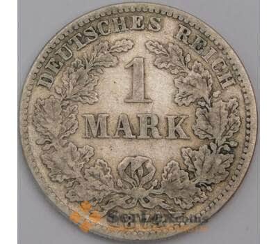 Германия монета 1 марка 1874 Е КМ7 VF арт. 44542
