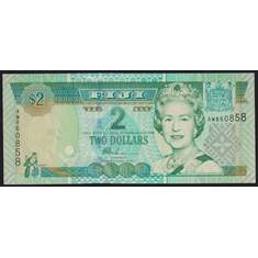 Фиджи 2 доллара ND 2002 UNC Р104 UNC  арт. 51466