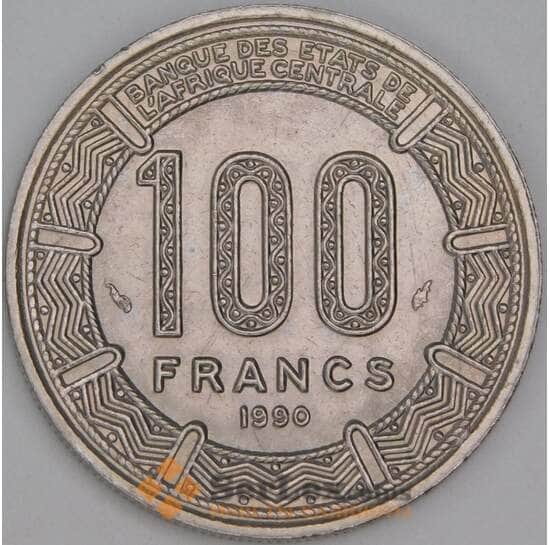 Центрально-Африканская республика 100 франков 1990 КМ7 UNC арт. 54773 Центрально-Африканская республика 100 франков 1990 КМ7 UNC арт. 54773