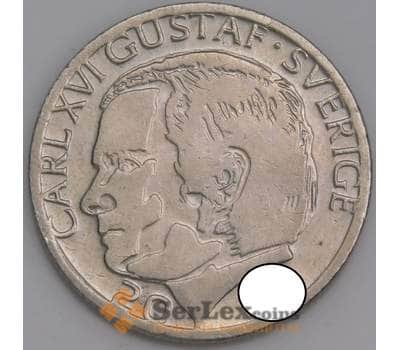 Швеция монета 1 крона 1982-2000 КМ852а XF арт. 45904