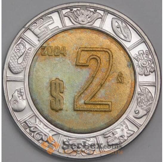 Мексика монета 2 песо 2004 КМ604 aUNC арт. 41880