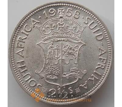 Монета Южная Африка ЮАР 2 1/2 шиллинга 1958 КМ51 AU-XF арт. 11682