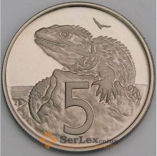 Новая Зеландия 5 центов 1979 КМ34 Proof арт. 46604