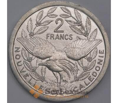 Новая Каледония монета 2 франка 1987 КМ14 aUNC арт. 43243