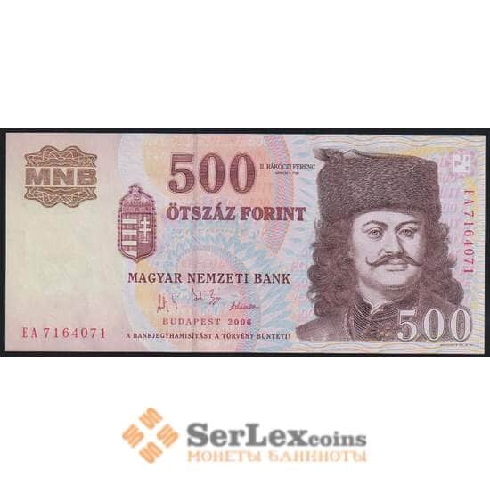 Венгрия 500 форинтов 2006 Р188е UNC арт. 51084