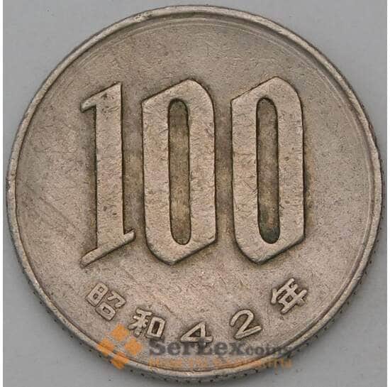 Япония 100 йен 1967 Y82  арт. 29408