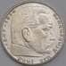 Германия монета 2 марки 1937 D КМ93 aUNC арт. 42758