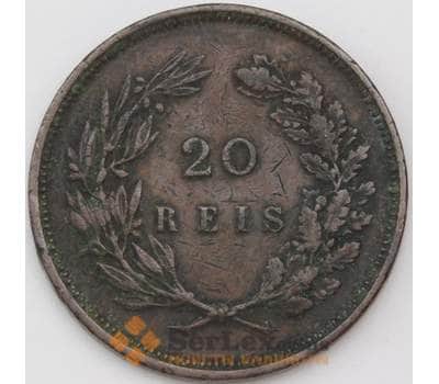 Монета Португалия 20 рейс 1892 КМ533  арт. 29246