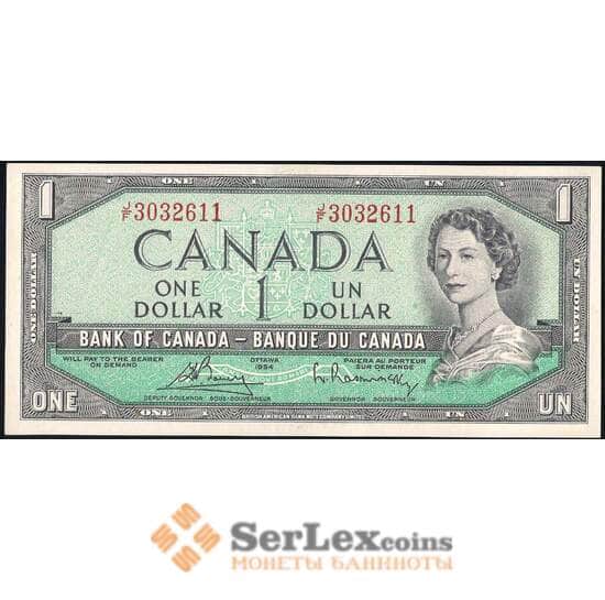 Канада 1 доллар 1954 Р75с AU арт. 25016