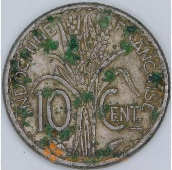 Французский Индокитай 10 сантимов 1940 КМ21.1 F арт. 57311
