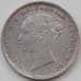 Монета Великобритания 3 пенса 1884 КМ730 AU Виктория арт. 14130