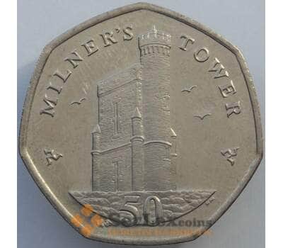 Монета Мэн остров 50 пенсов 2007 КМ1258 aUNC (J05.19) арт. 16934