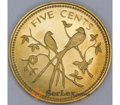 Белиз 5 центов 1974 КМ39 Proof арт. 57163