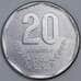 Коста-Рика 20 колон 1985 КМ216.2 UNC арт. 57250