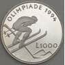 Сан-Марино 1000 лир 1994 КМ316 Proof Олимпиада (n17.19) арт. 21395