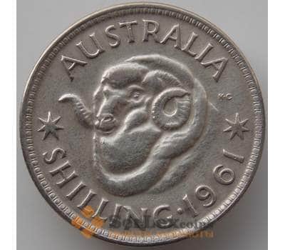 Монета Австралия 1 шиллинг 1955-1963 КМ59 XF арт. 11452