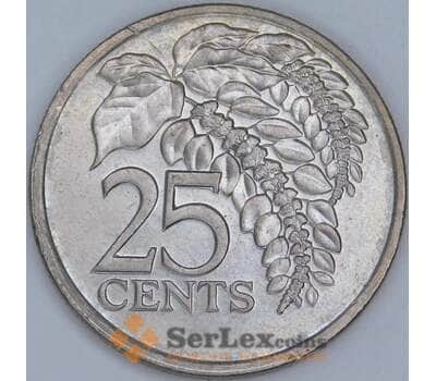 Тринидад и Тобаго 25 центов 1993 КМ32 aUNC арт. 57539