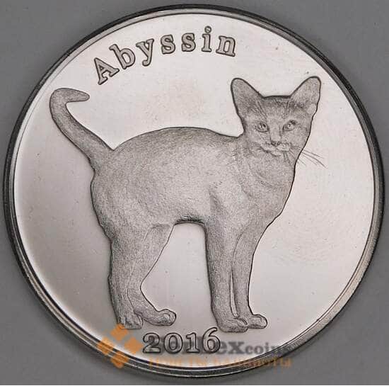 Строма 1 фунт 2016 UNC Абассинская Кошка  арт. 53055
