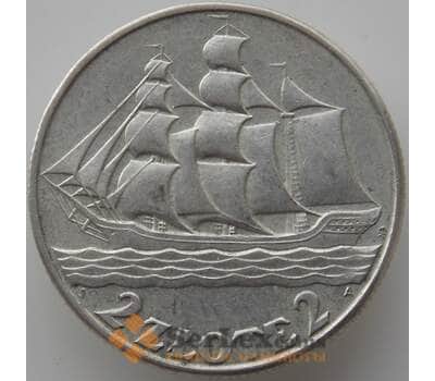 Монета Польша 2 злотых 1936 Y30 AU арт. 11386