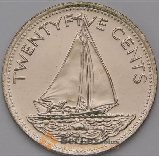 Багамские о-ва 25 центов 2005 КМ63.2 UNC арт. 31251