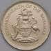 Монета Багамские о-ва 25 центов 2005 КМ63.2 UNC арт. 31251