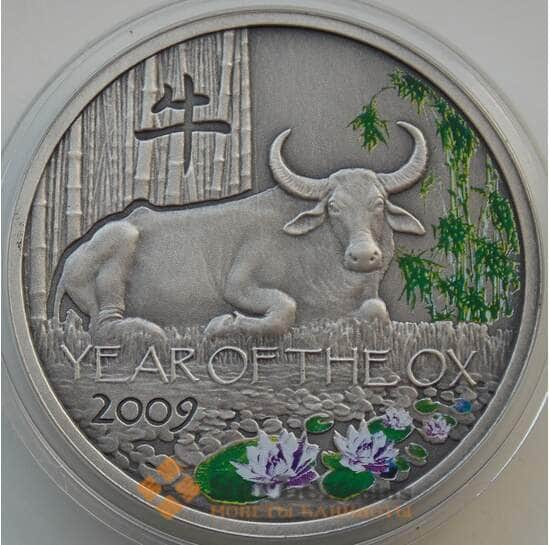 Ниуэ 1 доллар 2008 КМ212 BU Год Быка 2009  арт. 14320