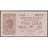 Италия банкнота 1 лира 1944 Р29b VF арт. 49012