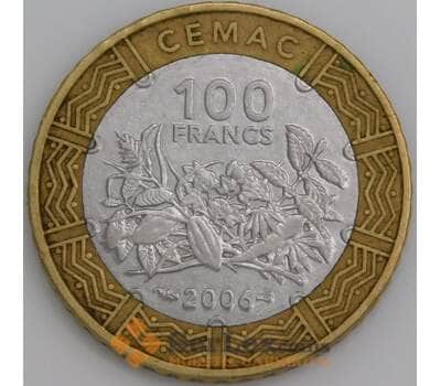 Центрально-Африканские Штаты монета 100 франков 2006 КМ15 XF арт. 45300