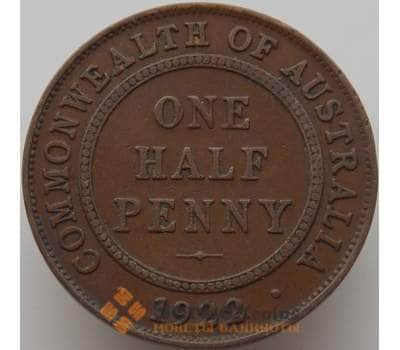 Монета Австралия 1/2 пенни 1922 КМ22 VF+ арт. 10048