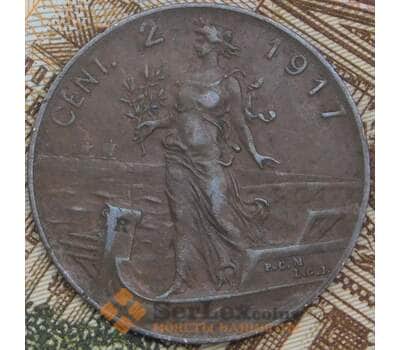 Италия 2 чентезимо 1917 КМ41 XF арт. 41746