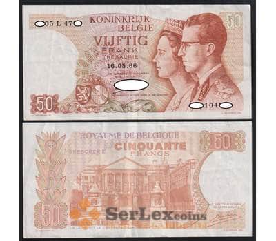 Бельгия банкнота 50 франков 1966 Р139 VF арт. 47325
