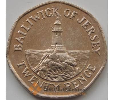 Монета Джерси 20 пенсов 1998-2016 КМ107 AU арт. 7374