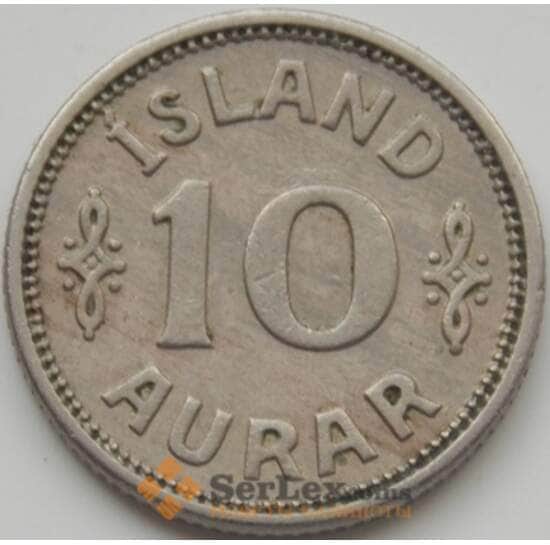 Исландия 10 эйре 1929 КМ1 VF арт. 7383