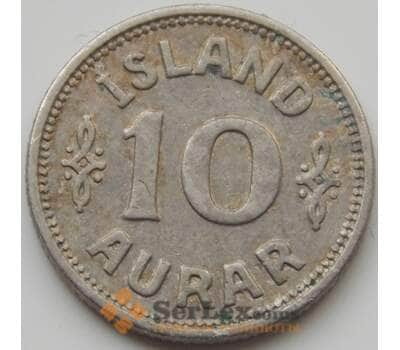 Монета Исландия 10 эйре 1923 КМ1 VF арт. 7382