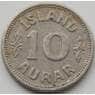 Исландия 10 эйре 1923 КМ1 VF арт. 7382