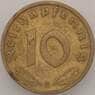 Германия 10 пфеннигов (рейхспфеннигов) 1937 D КМ92 VF арт. 18880