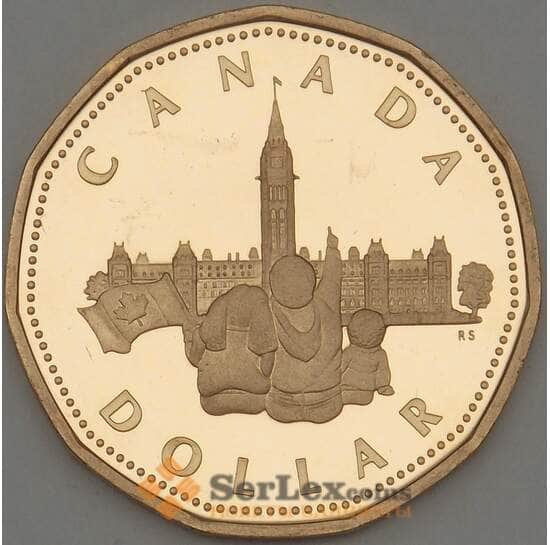 Канада 1 доллар 1992 КМ218 Proof Парламент (n17.19) арт. 21534