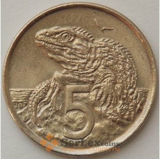 Новая Зеландия 5 центов 2002 КМ116 AU (J05.19) арт. 17286