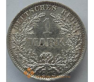 Монета Германия 1 марка 1915 А КМ14 AU Серебро (J05.19) арт. 14775
