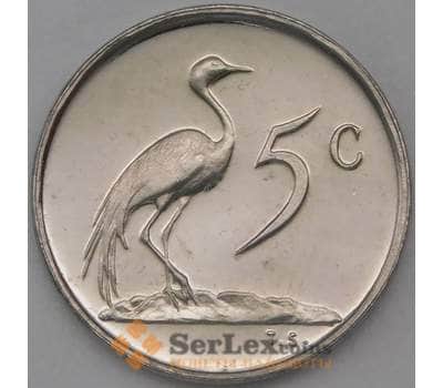 Монета Южная Африка ЮАР 5 центов 1977 КМ84 Proof арт. 25061