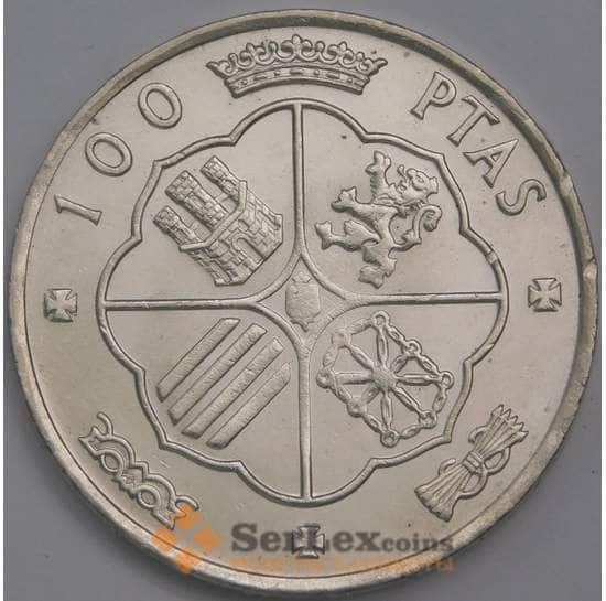 Испания 100 песет 1966 (66) КМ797 UNC косячки по груту арт. 39907