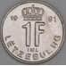 Люксембург 1 франк 1991 КМ63 UNC арт. 53386
