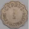 Кипр монета 1/2 пиастра 1934 КМ20 VF арт. 42209