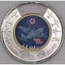 Канада 2 доллара 2024 UNC 100 лет ВВС цветная арт. 51131
